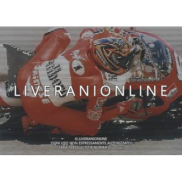 RETROSPETTIVA MAX BIAGGI MOTOCICLISMO NELLA FOTO MAX BIAGGI NELL\'ANNO 1998 500cc CON LA YAMAHA ARCHIVIO DANILO RECALCATI-AG ALDO LIVERANI SAS
