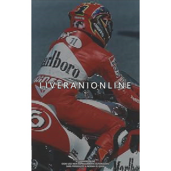 RETROSPETTIVA MAX BIAGGI MOTOCICLISMO NELLA FOTO MAX BIAGGI NELL\'ANNO 1998 500cc CON LA YAMAHA ARCHIVIO DANILO RECALCATI-AG ALDO LIVERANI SAS