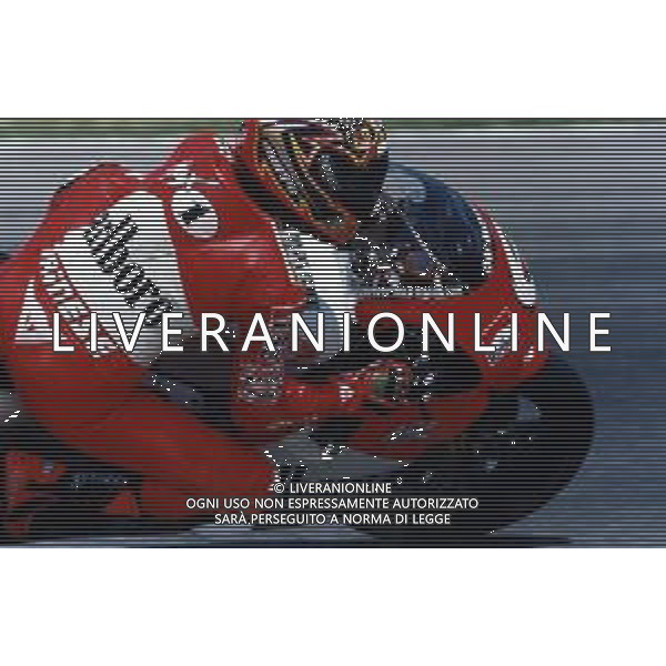 RETROSPETTIVA MAX BIAGGI MOTOCICLISMO NELLA FOTO MAX BIAGGI NELL\'ANNO 1998 500cc CON LA YAMAHA ARCHIVIO DANILO RECALCATI-AG ALDO LIVERANI SAS
