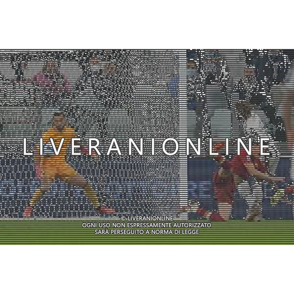 Torino 17.10.2021 Stadio Allianz Stadium ©Alessandro Falzone/Agenzia Aldo Liverani Juventus vs Roma Serie A Tim 2021/2022 Nella foto :gol di MOISE KEAN ©FALZONE/AGENZIA ALDO LIVERANI SAS