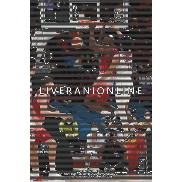© TVRG Paul Biligha (Milano) AX Armani Exchange Milano vs Umana Reyer Venezia Campionato Serie A Unipolsai - 4a giornata regular season Assago (MI) 17-10-2021 Mediolanum Forum foto Roberto Garavaglia/ag. Aldo Liverani sas/AGENZIA ALDO LIVERANI SAS