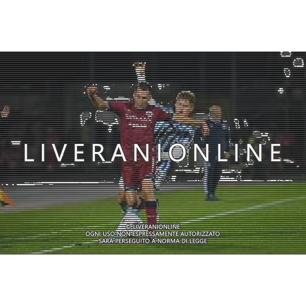 GriffoniE/LMedia - AS Cittadella vs SPAL - Italian Football Championship League BKT 2021/2022 17 October 2021 - Pier Cesare Tombolato stadium, Cittadella (PD), Italy Photo showing: Amedeo Benedetti (Cittadella) hindered by Lorenzo Colombo (SPAL) @GriffoniE/LMedia/AGENZIA ALDO LIVERANI SAS