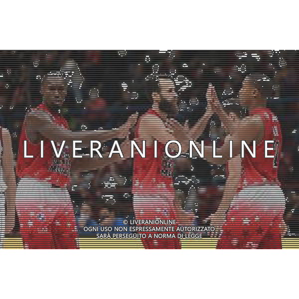 © TVRG esultanza Milano AX Armani Exchange Milano vs Umana Reyer Venezia Campionato Serie A Unipolsai - 4a giornata regular season Assago (MI) 17-10-2021 Mediolanum Forum foto Roberto Garavaglia/ag. Aldo Liverani sas/AGENZIA ALDO LIVERANI SAS