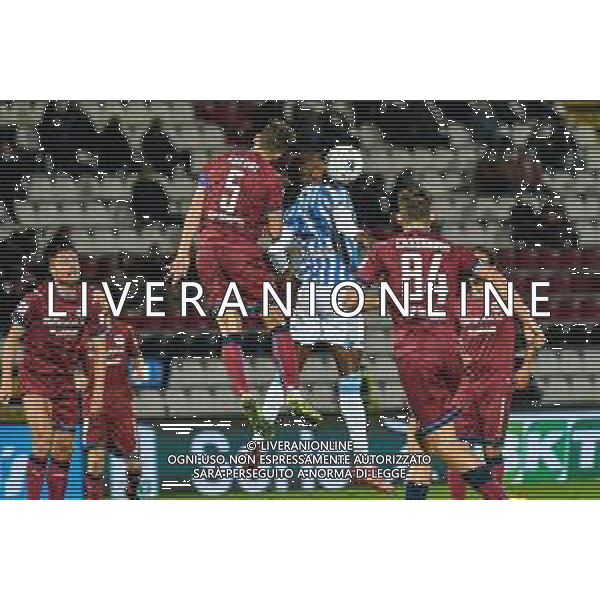 GriffoniE/LMedia - AS Cittadella vs SPAL - Italian Football Championship League BKT 2021/2022 17 October 2021 - Pier Cesare Tombolato stadium, Cittadella (PD), Italy Photo showing: header of Demba Seck (SPAL) and Davide Adorni (AS Cittadella) @GriffoniE/LMedia/AGENZIA ALDO LIVERANI SAS