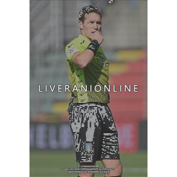 © TVRG l\'aritro Matteo Marcenaro di Genova Cremonese vs Benevento Campionato Serie BKT - 8a giornata Cremona 17-10-2021 Stadio Giovanni Zini foto Roberto Garavaglia/ag. Aldo Liverani sas/AGENZIA ALDO LIVERANI SAS