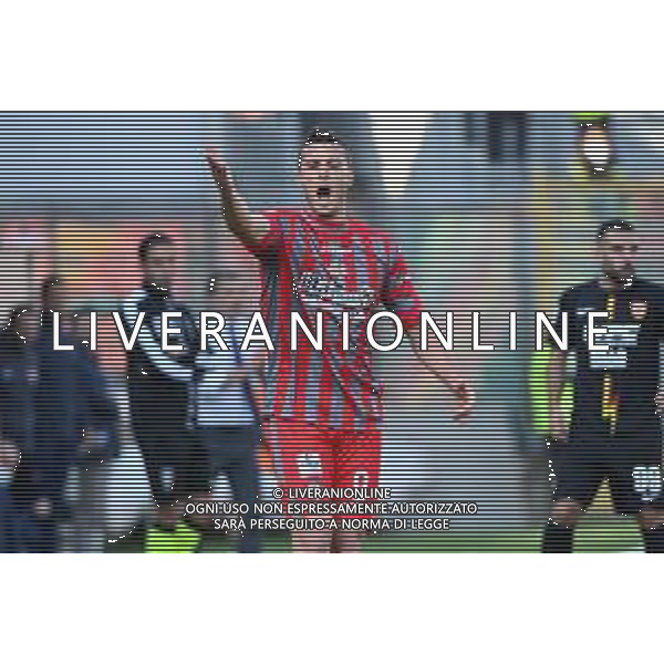 ¬© TVRG Daniel Ciofani (Cremonese) Cremonese vs Benevento Campionato Serie BKT - 8a giornata Cremona 17-10-2021 Stadio Giovanni Zini foto Roberto Garavaglia/ag. Aldo Liverani sas/AGENZIA ALDO LIVERANI SAS