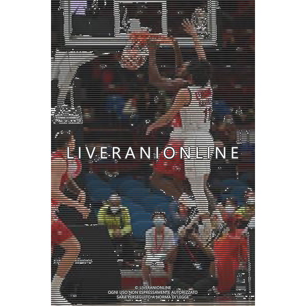 © TVRG Paul Biligha (Milano) AX Armani Exchange Milano vs Umana Reyer Venezia Campionato Serie A Unipolsai - 4a giornata regular season Assago (MI) 17-10-2021 Mediolanum Forum foto Roberto Garavaglia/ag. Aldo Liverani sas