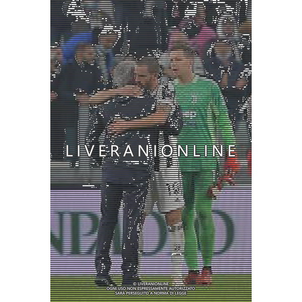 Torino 17.10.2021 Stadio Allianz Stadium ©Alessandro Falzone/Agenzia Aldo Liverani Juventus vs Roma Serie A Tim 2021/2022 Nella foto : Josè Murinho-Leonardo Bonucci