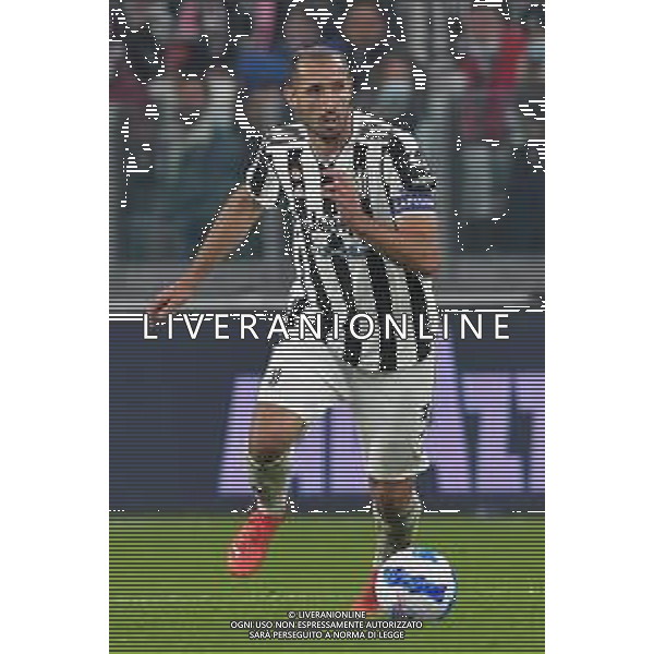 Torino 17.10.2021 Stadio Allianz Stadium ©Alessandro Falzone/Agenzia Aldo Liverani Juventus vs Roma Serie A Tim 2021/2022 Nella foto : Giorgio Chiellini