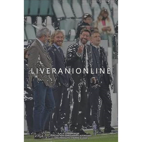 Torino 17.10.2021 Stadio Allianz Stadium ©Alessandro Falzone/Agenzia Aldo Liverani Juventus vs Roma Serie A Tim 2021/2022 Nella foto : Arrivabene-Nedved-Andrea Agnelli-Cherubini