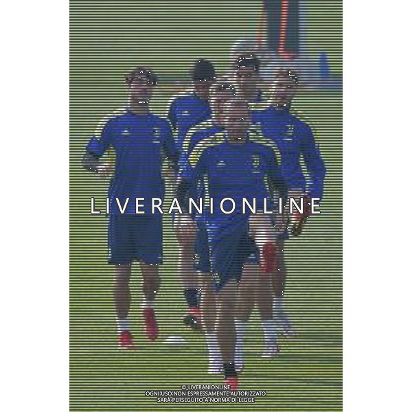 Torino 19.10.2021 Juventus Centre Continassa Allenamento rifinitura Champions League 2021/2022 ©Manuela Viganti/Ag. Aldo Liverani sas Nella foto: il gruppo in allenamento - giorgio chiellini ©VIGANTI/AGENZIA ALDO LIVERANI SAS