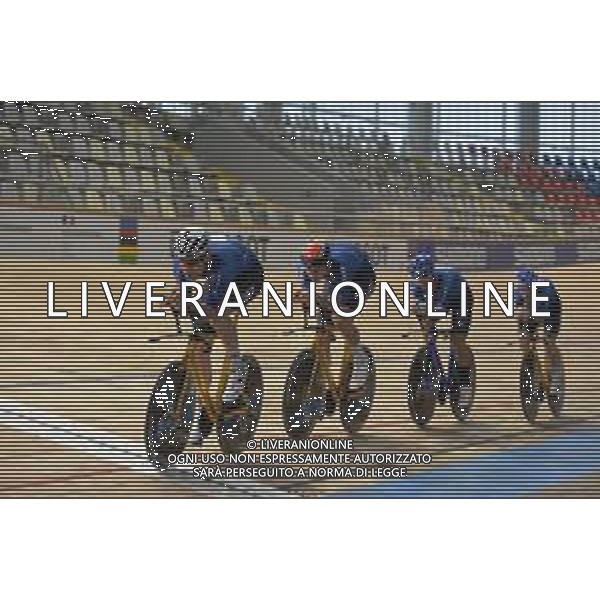 19-10-2021 Allenamento Mondiali Pista Roubaix 2021; 2021, Italia; Ganna, Filippo; Roubaix; ©SIROTTI/AGENZIA ALDO LIVERANI SAS