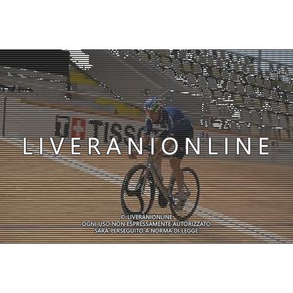 19-10-2021 Allenamento Mondiali Pista Roubaix 2021; 2021, Cofidis; Viviani, Elia; Roubaix; ©SIROTTI/AGENZIA ALDO LIVERANI SAS