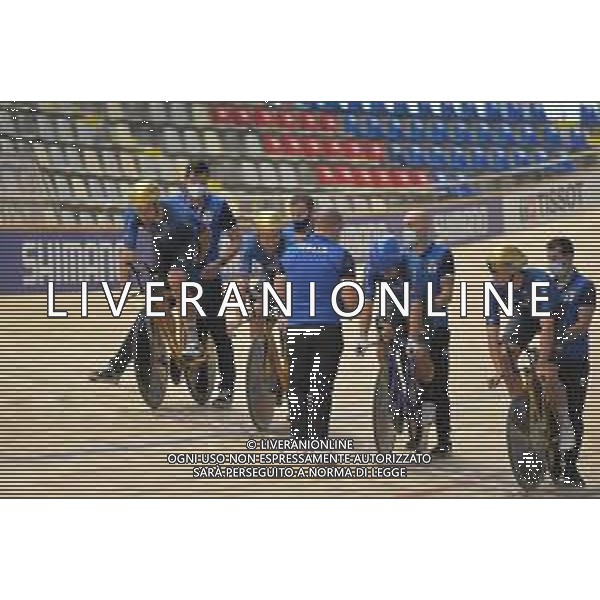 19-10-2021 Allenamento Mondiali Pista Roubaix 2021; 2021, Italia; Villa, Marco; Roubaix; ©SIROTTI/AGENZIA ALDO LIVERANI SAS