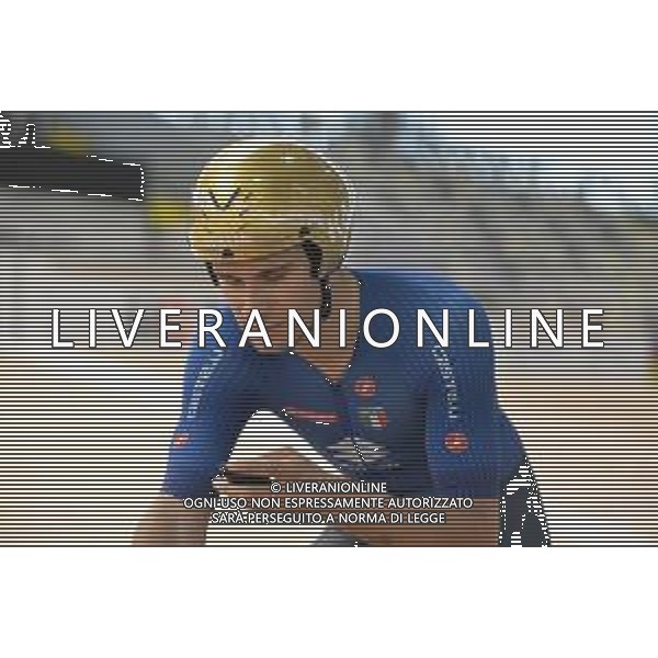 19-10-2021 Allenamento Mondiali Pista Roubaix 2021; 2021, Italia; Ganna, Filippo; Roubaix; ©SIROTTI/AGENZIA ALDO LIVERANI SAS