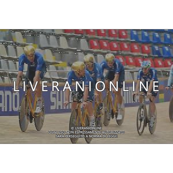 19-10-2021 Allenamento Mondiali Pista Roubaix 2021; 2021, Italia; Consonni, Simone; Roubaix; ©SIROTTI/AGENZIA ALDO LIVERANI SAS
