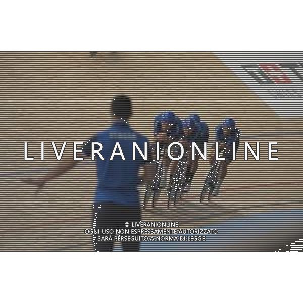 19-10-2021 Allenamento Mondiali Pista Roubaix 2021; 2021, Italia; Roubaix; ©SIROTTI/AGENZIA ALDO LIVERANI SAS