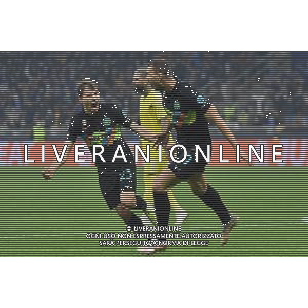 esultanza Edin Dzeko (Inter) dopo il gol dell\'1 a 0 con nicolo\' barella Inter vs Sheriff Tiraspol UEFA Champions League fase a gironi 3a giornata - gruppo D Milano 19-10-2021 Stadio Giuseppe Meazza - San Siro foto Roberto Garavaglia/ag. Aldo Liverani sas /AGENZIA ALDO LIVERANI SAS