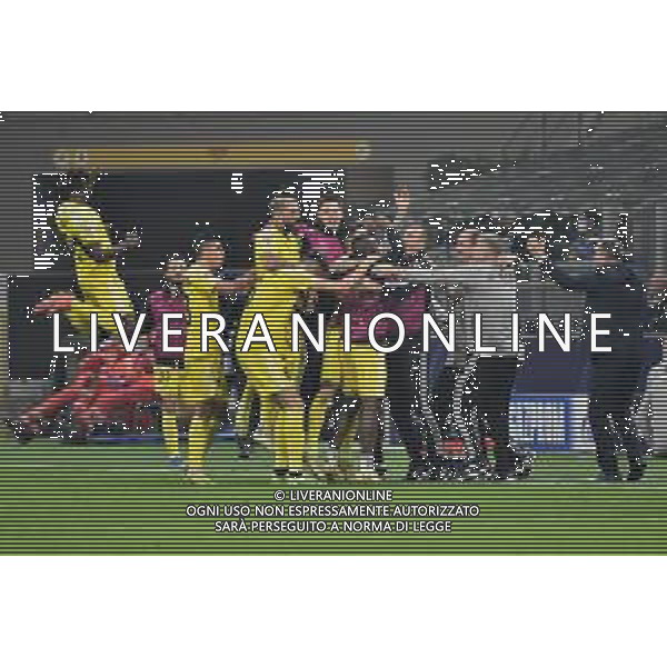 esultanza Sheriff Tiraspol dopo il gol dell\'1 a 1 Inter vs Sheriff Tiraspol UEFA Champions League fase a gironi 3a giornata - gruppo D Milano 19-10-2021 Stadio Giuseppe Meazza - San Siro foto Roberto Garavaglia/ag. Aldo Liverani sas /AGENZIA ALDO LIVERANI SAS