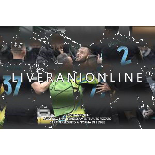 esultanza Inter dopo il gol del 3 a 1 stefan de vrij Inter vs Sheriff Tiraspol UEFA Champions League fase a gironi 3a giornata - gruppo D Milano 19-10-2021 Stadio Giuseppe Meazza - San Siro foto Roberto Garavaglia/ag. Aldo Liverani sas /AGENZIA ALDO LIVERANI SAS