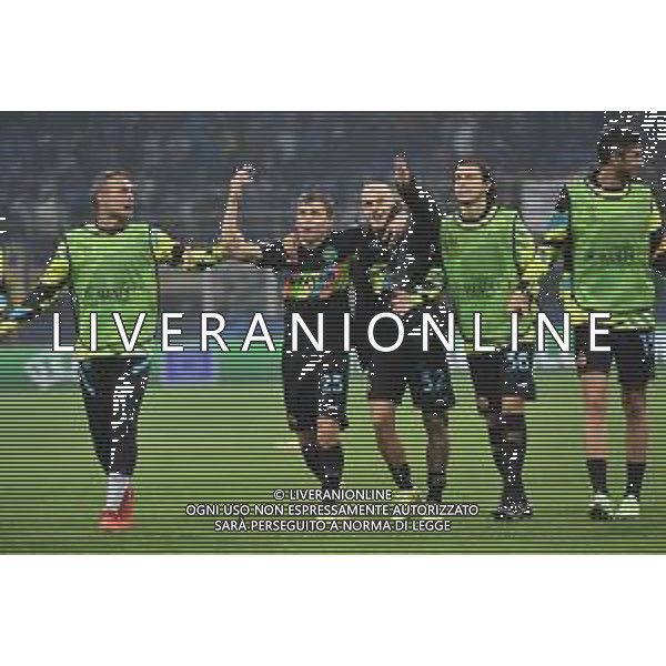 esultanza finale Inter - nicolo\' barella - matteo darmian Inter vs Sheriff Tiraspol UEFA Champions League fase a gironi 3a giornata - gruppo D Milano 19-10-2021 Stadio Giuseppe Meazza - San Siro foto Roberto Garavaglia/ag. Aldo Liverani sas /AGENZIA ALDO LIVERANI SAS