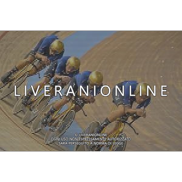 19-10-2021 World Championships Elite Track; Giornata 01; 2021, Italia; Consonni, Simone; Ganna, Filippo; Lamon, Francesco; Milan, Jonathan; Roubaix; ©SIROTTI/AGENZIA ALDO LIVERANI SAS