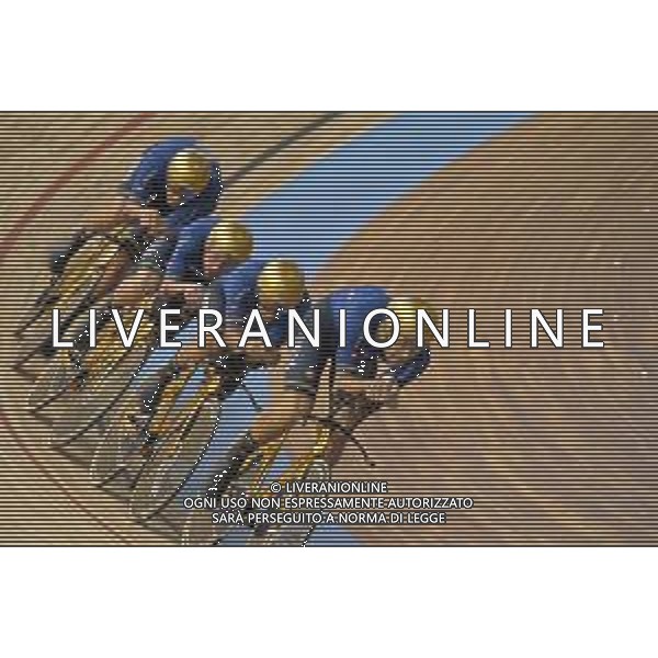 19-10-2021 World Championships Elite Track; Giornata 01; 2021, Italia; Consonni, Simone; Ganna, Filippo; Lamon, Francesco; Milan, Jonathan; Roubaix; ©SIROTTI/AGENZIA ALDO LIVERANI SAS