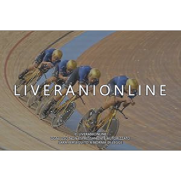 19-10-2021 World Championships Elite Track; Giornata 01; 2021, Italia; Consonni, Simone; Ganna, Filippo; Lamon, Francesco; Milan, Jonathan; Roubaix; ©SIROTTI/AGENZIA ALDO LIVERANI SAS