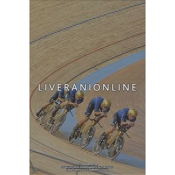 19-10-2021 World Championships Elite Track; Giornata 01; 2021, Italia; Consonni, Simone; Ganna, Filippo; Lamon, Francesco; Milan, Jonathan; Roubaix; ©SIROTTI/AGENZIA ALDO LIVERANI SAS