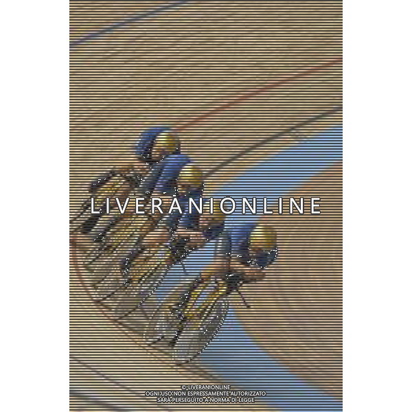 19-10-2021 World Championships Elite Track; Giornata 01; 2021, Italia; Consonni, Simone; Ganna, Filippo; Lamon, Francesco; Milan, Jonathan; Roubaix; ©SIROTTI/AGENZIA ALDO LIVERANI SAS