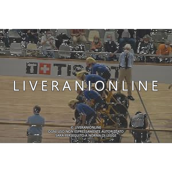 19-10-2021 World Championships Elite Track; Giornata 01; 2021, Italia; Consonni, Simone; Ganna, Filippo; Lamon, Francesco; Milan, Jonathan; Roubaix; ©SIROTTI/AGENZIA ALDO LIVERANI SAS