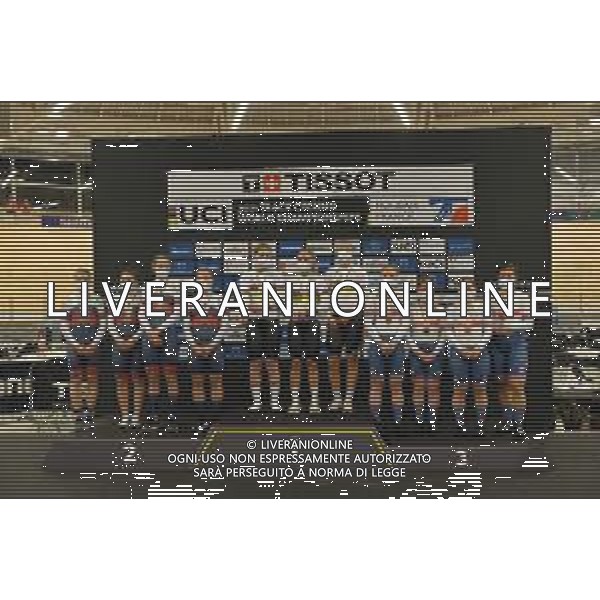 20-10-2021 World Championships Elite Women Track; Giornata 01; 2021, Germany; 2021, Russia; 2021, Great Britain; Roubaix; ©SIROTTI/AGENZIA ALDO LIVERANI SAS