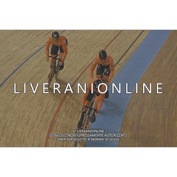 20-10-2021 World Championships Elite Track; Giornata 01; 2021, Olanda; Van Den Berg, Roy; Lavreysen, Harrie; Hoogland, Jeffrey; Roubaix; ©SIROTTI/AGENZIA ALDO LIVERANI SAS