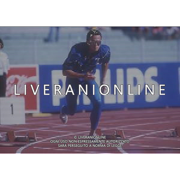 RETROSPETTIVA PIER FRANCESCO PAVONI ATLETICA NELLA FOTO PIER FRANCESCO PAVONI AI MONDIALI DI ATLETICA A ROMA NELL\'ANNO 1987 AG ALDO LIVERANI SAS 