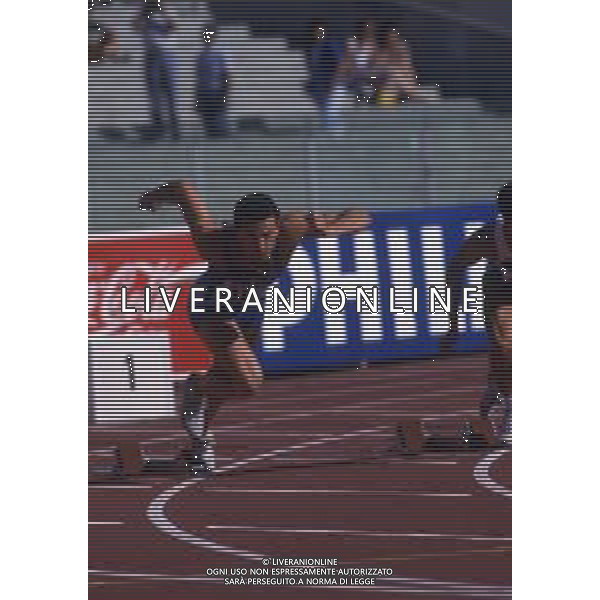 RETROSPETTIVA PIER FRANCESCO PAVONI ATLETICA NELLA FOTO PIER FRANCESCO PAVONI AI MONDIALI DI ATLETICA A ROMA NELL\'ANNO 1987 AG ALDO LIVERANI SAS 