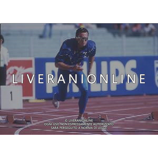 RETROSPETTIVA PIER FRANCESCO PAVONI ATLETICA NELLA FOTO PIER FRANCESCO PAVONI AI MONDIALI DI ATLETICA A ROMA NELL\'ANNO 1987 AG ALDO LIVERANI SAS 