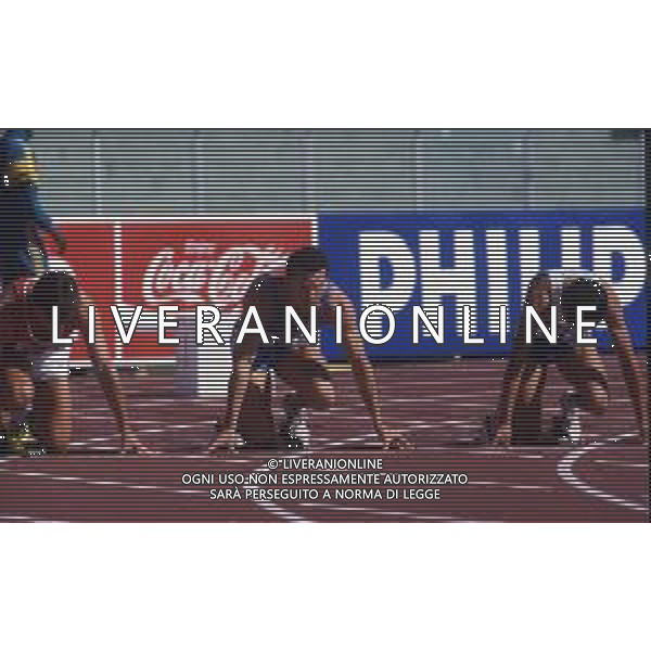 RETROSPETTIVA PIER FRANCESCO PAVONI ATLETICA NELLA FOTO PIER FRANCESCO PAVONI AI MONDIALI DI ATLETICA A ROMA NELL\'ANNO 1987 AG ALDO LIVERANI SAS 