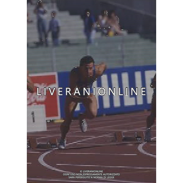 RETROSPETTIVA PIER FRANCESCO PAVONI ATLETICA NELLA FOTO PIER FRANCESCO PAVONI AI MONDIALI DI ATLETICA A ROMA NELL\'ANNO 1987 AG ALDO LIVERANI SAS 