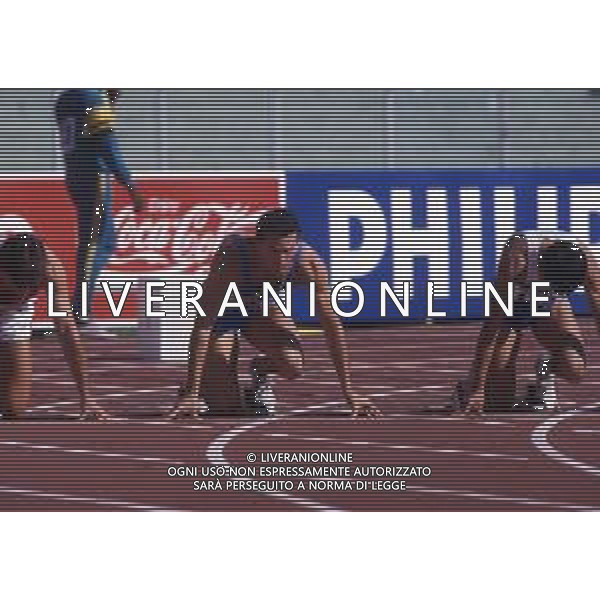 RETROSPETTIVA PIER FRANCESCO PAVONI ATLETICA NELLA FOTO PIER FRANCESCO PAVONI AI MONDIALI DI ATLETICA A ROMA NELL\'ANNO 1987 AG ALDO LIVERANI SAS 