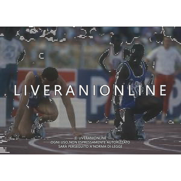 RETROSPETTIVA PIER FRANCESCO PAVONI ATLETICA NELLA FOTO PIER FRANCESCO PAVONI AI MONDIALI DI ATLETICA A ROMA NELL\'ANNO 1987 AG ALDO LIVERANI SAS 
