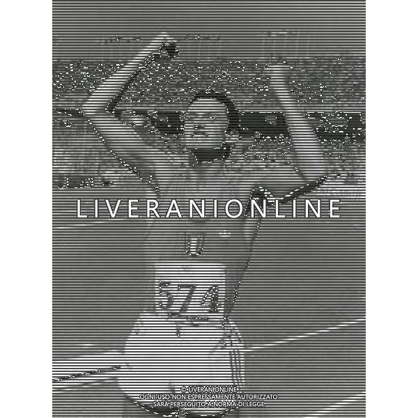 RETROSPETTIVA PIER FRANCESCO PAVONI ATLETICA NELLA FOTO PIER FRANCESCO PAVONI AG ALDO LIVERANI SAS