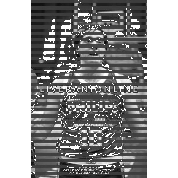 RETROSPETTIVA ROBERTO PREMIER CESTISTA GIOCATORE PALLACANESTRO NELLA FOTO CON LA MAGLIA DELLA PHILIPS MILANO CAMPIONATO BASKET 1988-1989 ©ARCHIVIO AG. ALDO LIVERANI SAS