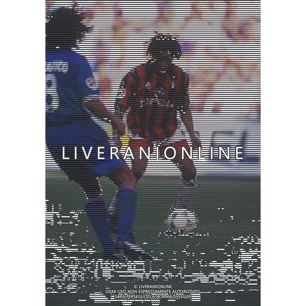 RETROSPETTIVA EDGAR DAVIDS CALCIATORE NELLA FOTO EDGAR DAVIDS CON LA MAGLIA DEL MILAN AG ALDO LIVERANI SAS