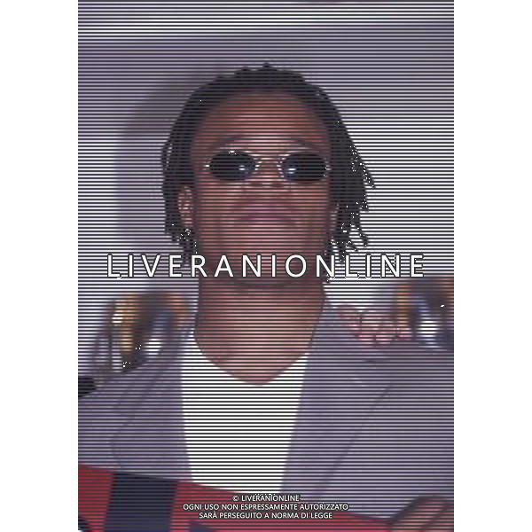 RETROSPETTIVA EDGAR DAVIDS CALCIATORE NELLA FOTO EDGAR DAVIDS PRESENTAZIONE NELLA SEDE DEL MILAN CALCIO AG ALDO LIVERANI SAS