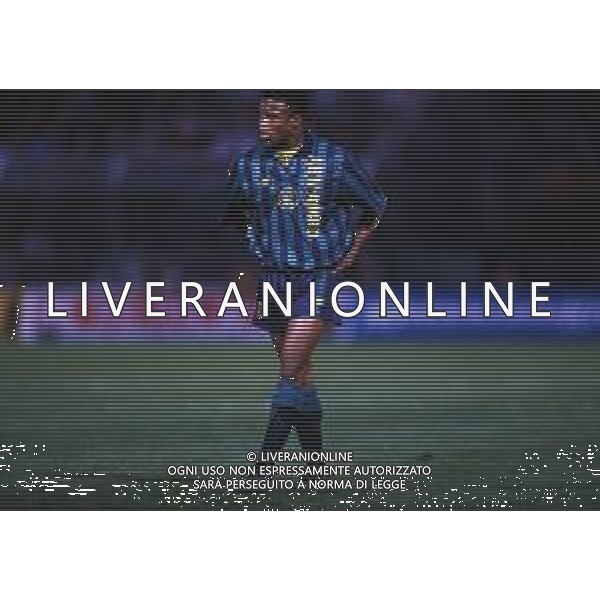 RETROSPETTIVA EDGAR DAVIDS CALCIATORE NELLA FOTO EDGAR DAVIDS CON LA MAGLIA DELL\'AJAX AG ALDO LIVERANI SAS