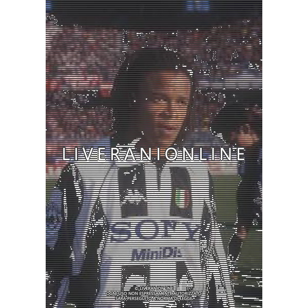 RETROSPETTIVA EDGAR DAVIDS CALCIATORE NELLA FOTO EDGAR DAVIDS CON LA MAGLIA DELLA JUVENTUS AG ALDO LIVERANI SAS