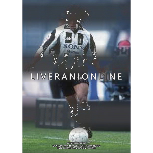 RETROSPETTIVA EDGAR DAVIDS CALCIATORE NELLA FOTO EDGAR DAVIDS CON LA MAGLIA DELLA JUVENTUS AG ALDO LIVERANI SAS