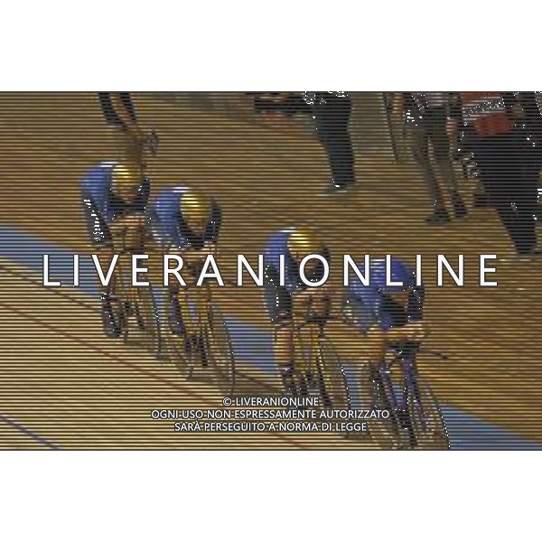 21-10-2021 World Championships Elite Track; Giornata 02; 2021, Italia; Ganna, Filippo; Consonni, Simone; Milan, Jonathan; Bertazzo, Liam; Roubaix; ©SIROTTI/AG. ALDO LIVERANI SAS