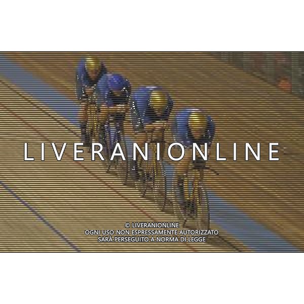 21-10-2021 World Championships Elite Track; Giornata 02; 2021, Italia; Ganna, Filippo; Consonni, Simone; Milan, Jonathan; Bertazzo, Liam; Roubaix; ©SIROTTI/AG. ALDO LIVERANI SAS