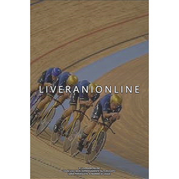 21-10-2021 World Championships Elite Track; Giornata 02; 2021, Italia; Ganna, Filippo; Consonni, Simone; Milan, Jonathan; Bertazzo, Liam; Roubaix; ©SIROTTI/AG. ALDO LIVERANI SAS